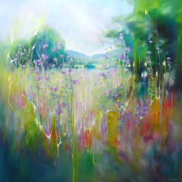 Peinture intitulée "Echo of an English…" par Gill Bustamante, Œuvre d'art originale, Huile