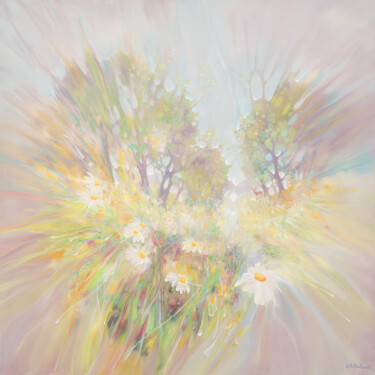Картина под названием "Spirited Away" - Gill Bustamante, Подлинное произведение искусства, Масло Установлен на Деревянная ра…