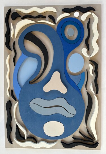 Sculpture titled "En passant" by Gilles Cabrol, Original Artwork, Acrylic