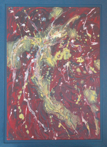 Peinture intitulée "Le feu follet / The…" par Gilles Coullet, Œuvre d'art originale, Huile