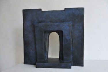 Sculpture intitulée "La porte du désert" par Gilles De La Buharaye, Œuvre d'art originale, Métaux