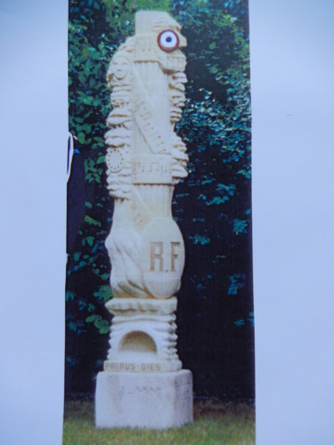 Sculpture titled "bicentenaire-prefec…" by Gilles Deygout, Original Artwork, Stone