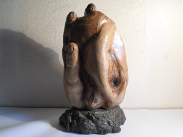 Sculpture intitulée "main- sculptée dans…" par Gilles Deygout, Œuvre d'art originale