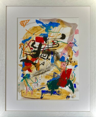 Картина под названием "Rhapsodie 2" - Gilles Glaçon, Подлинное произведение искусства, Акрил Установлен на Другая жесткая па…
