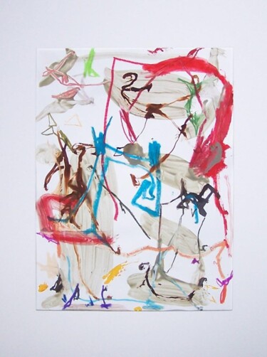 绘画 标题为“Swing mood” 由Gilles Glaçon, 原创艺术品, 丙烯