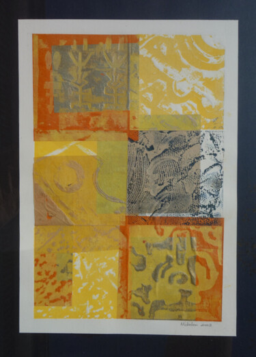 Отпечатки и Гравюры под названием "Patch" - Gilles Nickelsen, Подлинное произведение искусства, гравюра Установлен на картон