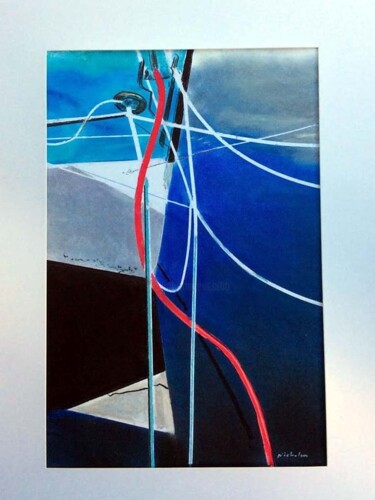 Dessin intitulée "etrave" par Gilles Nickelsen, Œuvre d'art originale, Pastel