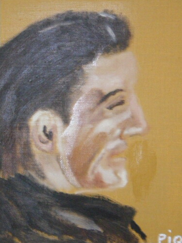 Pittura intitolato "Rocker" da Gilles Piquereau, Opera d'arte originale, Olio