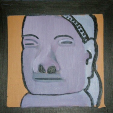 绘画 标题为“Bouddha khmer” 由Gilles Piquereau, 原创艺术品, 油
