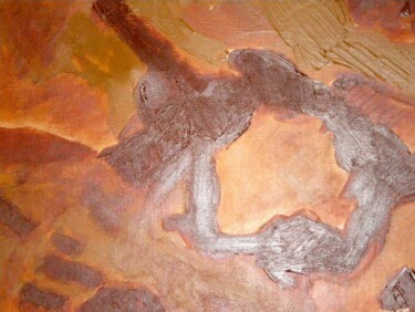 Pittura intitolato "Mars" da Gilles Piquereau, Opera d'arte originale