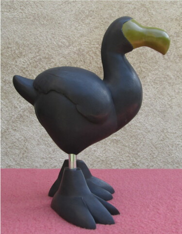 Sculptuur getiteld "Dodo" door Gilles Quere, Origineel Kunstwerk, Polymeer klei