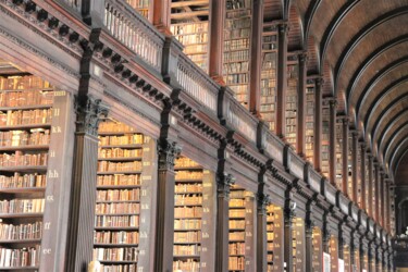 Photographie intitulée "Bibliothèque" par Gilles Ramonet, Œuvre d'art originale, Photographie numérique