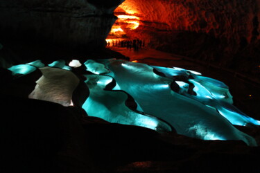 "Grotte en bleu" başlıklı Fotoğraf Gilles Ramonet tarafından, Orijinal sanat, Dijital Fotoğrafçılık