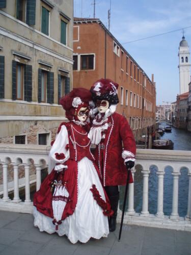 Fotografia intitolato "Venise le couple" da Gilles Ramonet, Opera d'arte originale, Fotografia digitale