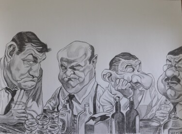 Drawing titled "Dessin humoristique…" by Gilles Staub (LeCrayonAgile), Original Artwork, Pencil