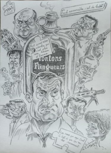 Drawing titled "Illustration du fil…" by Gilles Staub (LeCrayonAgile), Original Artwork, Pencil