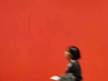 Fotografia zatytułowany „Woman at Red” autorstwa Gilliard Bressan, Oryginalna praca, Fotografia cyfrowa