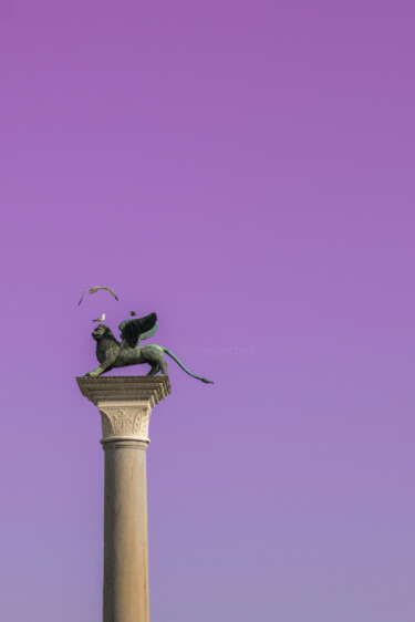 Fotografia zatytułowany „Lion of Venice” autorstwa Gilliard Bressan, Oryginalna praca, Fotografia cyfrowa