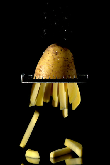 Fotografia intitolato "pomme-frite.jpg" da Gilles Auteroche, Opera d'arte originale