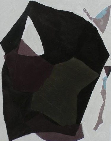 Peinture intitulée "Collage 8.2011" par Gimalac, Œuvre d'art originale, Huile