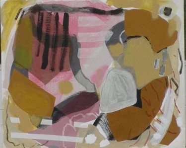 Peinture intitulée "Collage 13.2011" par Gimalac, Œuvre d'art originale, Huile