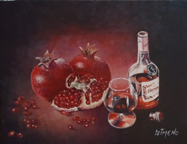 Painting titled "bodegon" by Gimeno, Original Artwork