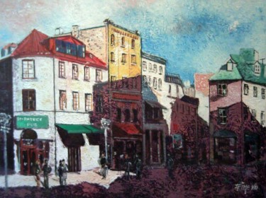 Painting titled "Quebec" by Gimeno, Original Artwork