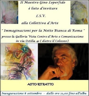 Pittura intitolato "INVITO" da Gino Loperfido, Opera d'arte originale
