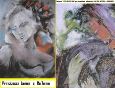 Painting titled "Principessa_Lavinia…" by Gino Loperfido, Original Artwork