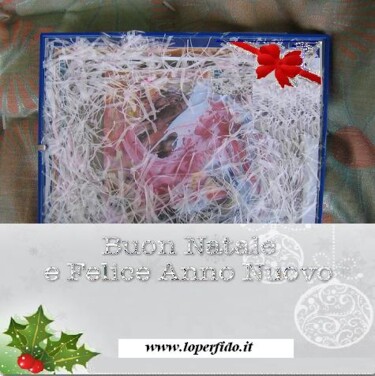 Painting titled "Auguri di buone fes…" by Gino Loperfido, Original Artwork