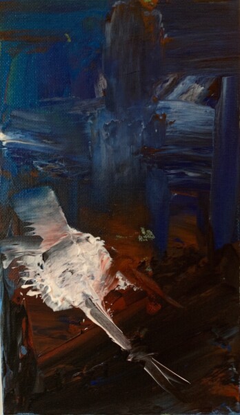 Pittura intitolato "Dispelling the ego" da Gino Parisi, Opera d'arte originale, Acrilico