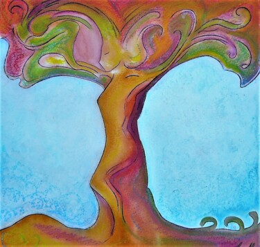 제목이 "Tree's soul, healin…"인 미술작품 Gioia Albano로, 원작, 아크릴