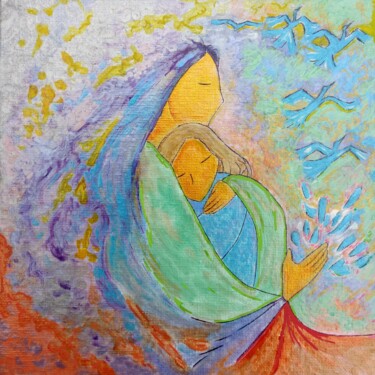 Картина под названием "Tears will fly" - Gioia Albano, Подлинное произведение искусства, Акрил
