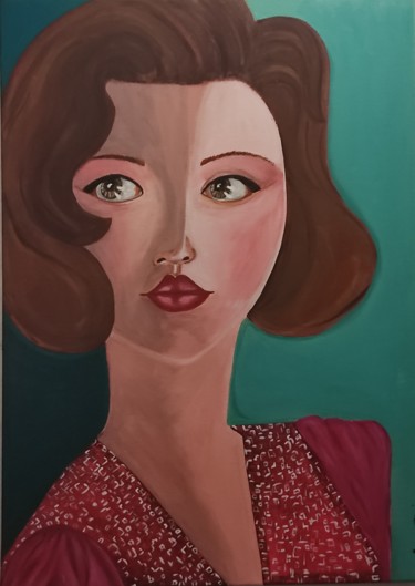 Peinture intitulée "Quadro dipinto a ma…" par Barbara Gioia, Œuvre d'art originale, Acrylique Monté sur Autre panneau rigide