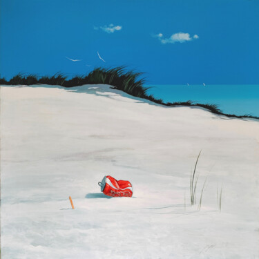 Pintura titulada "dune bianche" por Gio Mondelli, Obra de arte original, Acrílico