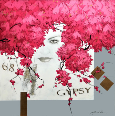 Pittura intitolato "Gypsy" da Gio Mondelli, Opera d'arte originale, Acrilico