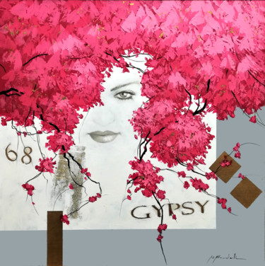 Gypsy Pittura intitolato "Gypsy" da Gio Mondelli, Opera d'arte originale, Acrilico