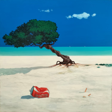 Pino marittimo Peinture intitulée "Pino marittimo" par Gio Mondelli, Œuvre d'art originale, Acrylique