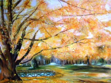 Pintura titulada "come-d-autunno-120-…" por Giordana Bussoli, Obra de arte original