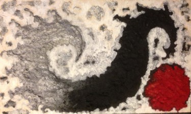 Pittura intitolato "red-dragon.jpg" da Giorgio Baldoni, Opera d'arte originale