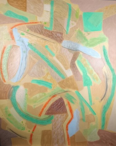 제목이 "Aggrapparsi alla vi…"인 미술작품 Giorgio Basfi로, 원작, 기름 나무 들것 프레임에 장착됨