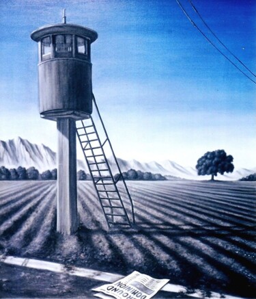Картина под названием "Ground dominion" - Giorgio Cavalieri, Подлинное произведение искусства, Масло