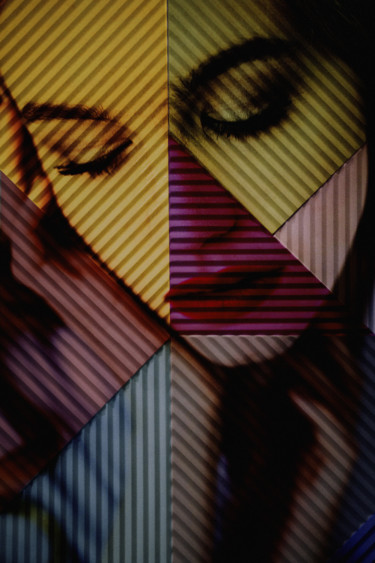 Arte digitale intitolato "colors of woman" da Giorgio Di Fini, Opera d'arte originale, Fotomontaggio