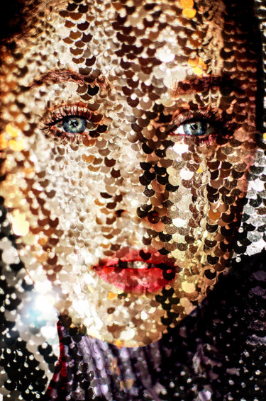Arte digitale intitolato "brilliantwoman" da Giorgio Di Fini, Opera d'arte originale, Fotomontaggio