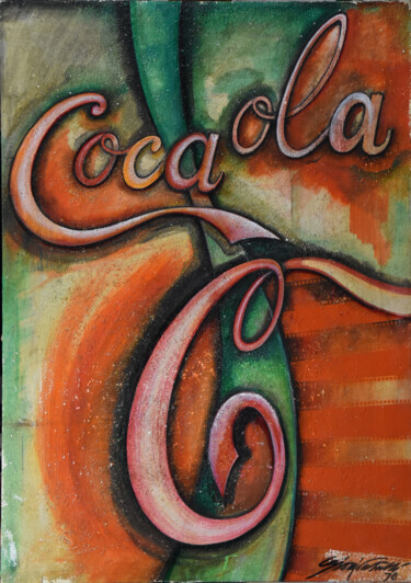 Ζωγραφική με τίτλο "Ola Coca" από Giorgio Patuelli, Αυθεντικά έργα τέχνης, Λάδι