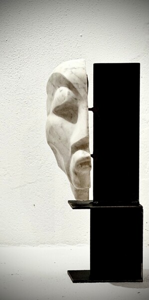 Sculpture intitulée "HALF" par Giorgio Romegialli (GA), Œuvre d'art originale, Pierre