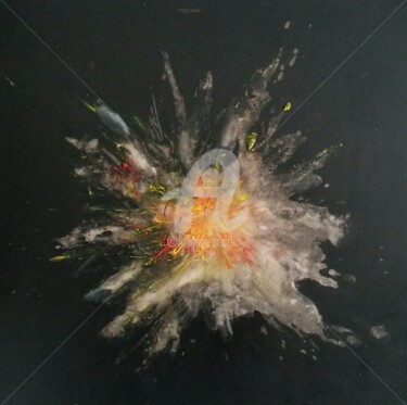 Malerei mit dem Titel "BANG" von Giorgio Storchi, Original-Kunstwerk, Acryl