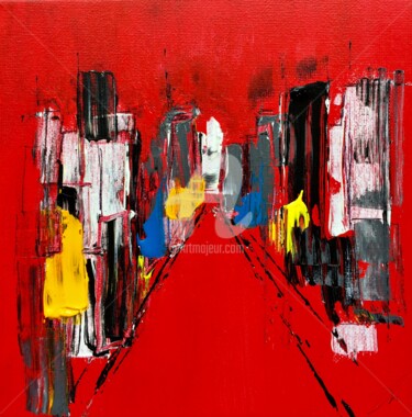 Painting titled "Boulevard" by Giorgio Storchi, Original Artwork, Acrylic