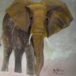 Peinture intitulée "elephant" par Giorgio, Œuvre d'art originale