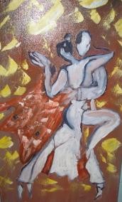 Peinture intitulée "tango" par Giorgio, Œuvre d'art originale